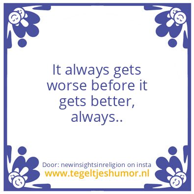 Tegeltje: My View