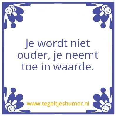 Tegeltje: Verjaardag