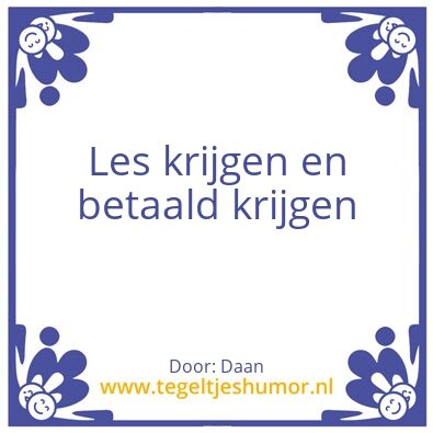 Tegeltje: Marketing