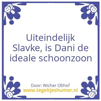 Tegeltje: Test