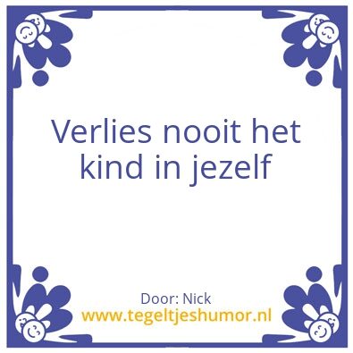 Tegeltje: Nick