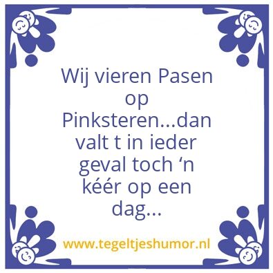 Tegeltje: Pasen