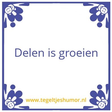 Tegeltje: Theo’s wijsheden