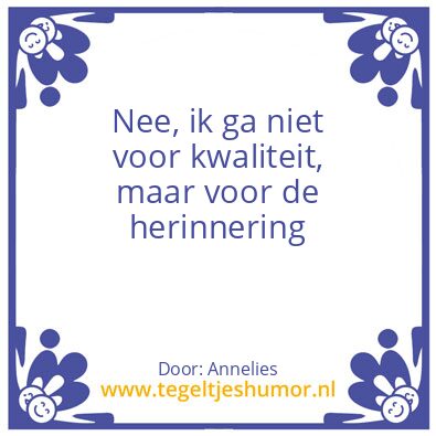 Tegeltje: Annelies