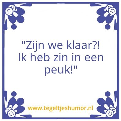 Tegeltje: Rudie’s Wijsheden