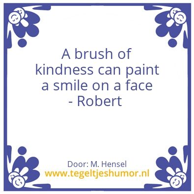 Tegeltje: Face paint quote