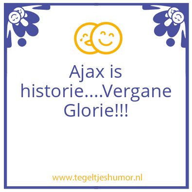 Tegeltje: Ajaks