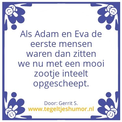 Tegeltje: Ik ben Gerrit.