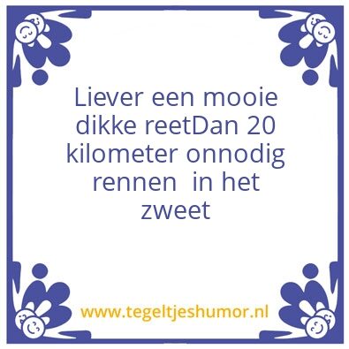 Tegeltje: Dikke billen