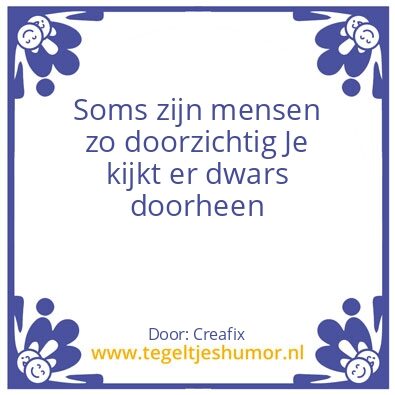 Tegeltje: Soms