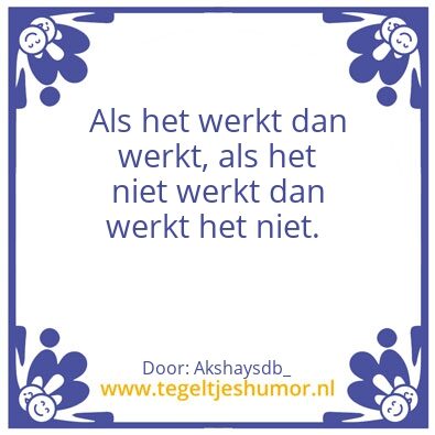 Tegeltje: Kut