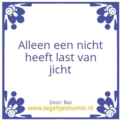 Tegeltje: Jas