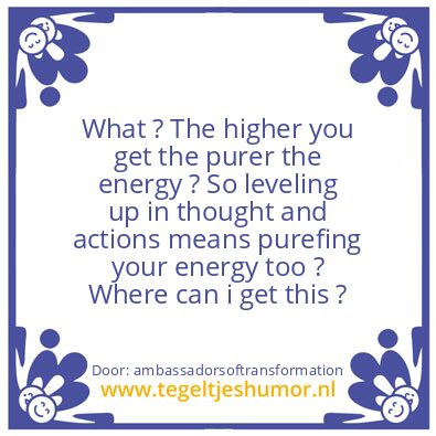 Tegeltje: Im so Spiritual