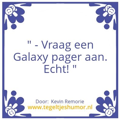 Tegeltje: Galaxy