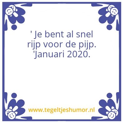 Tegeltje: Pijp