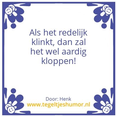 Tegeltje: Wijsheid
