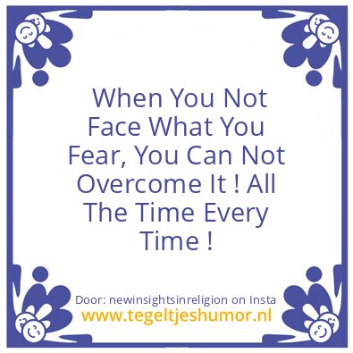 Tegeltje: Does this sound familiar ?