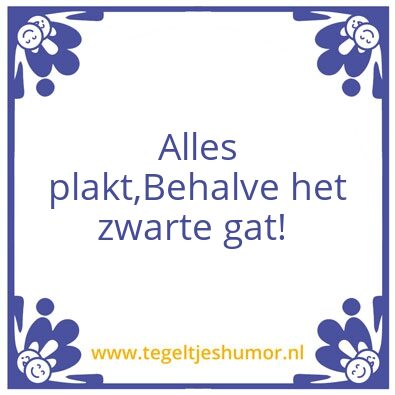 Tegeltje: Tegeltje