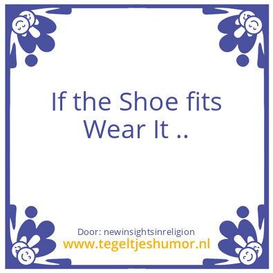 Tegeltje: Shoe