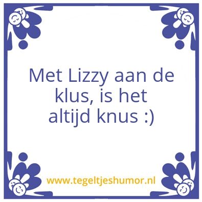 Tegeltje: klussen