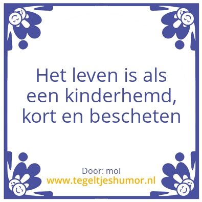 Tegeltje: Kinderhemd