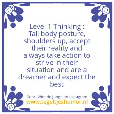 Tegeltje: Level 3 Thinking
