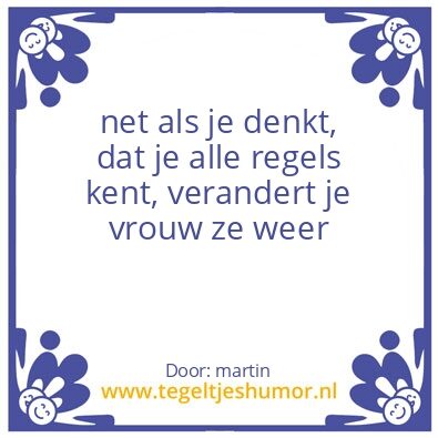 Tegeltje: martin