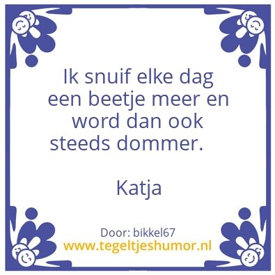 Tegeltje: Katja