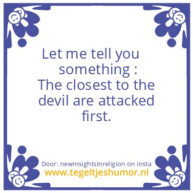 Tegeltje: Let me tell you something :