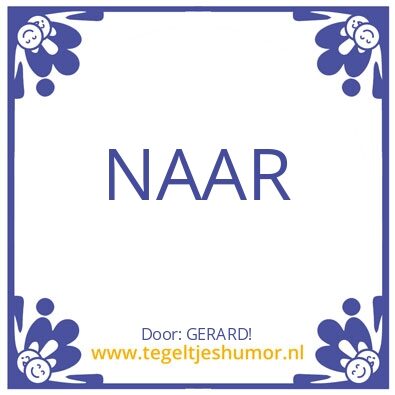 Tegeltje: GERARD
