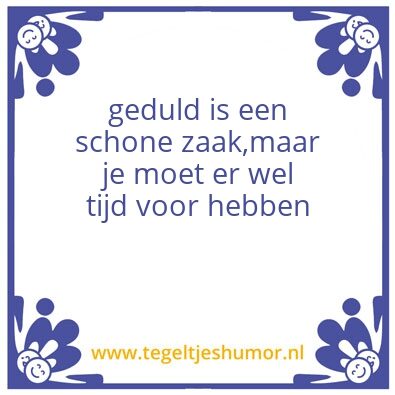 Tegeltje: tijd