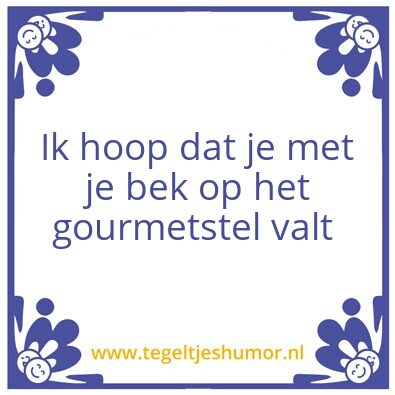 Tegeltje: Kater