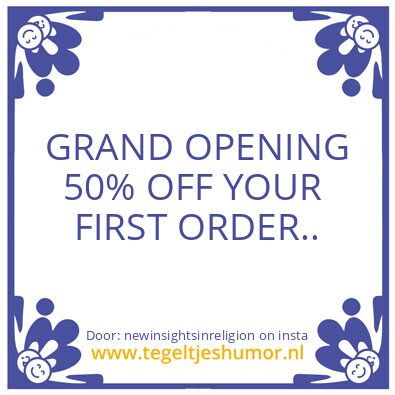 Tegeltje: Now Open For Business