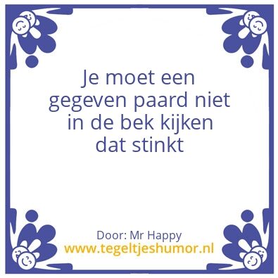 Tegeltje: Een gratis cadeautje