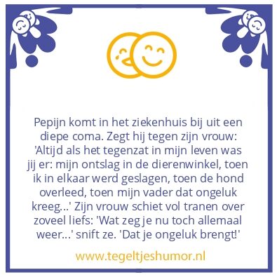 Tegeltje: Ongeluk