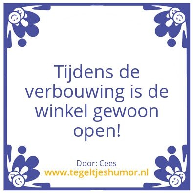 Tegeltje: Pres