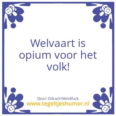Tegeltje: Opium