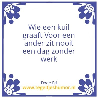 Tegeltje: Humor