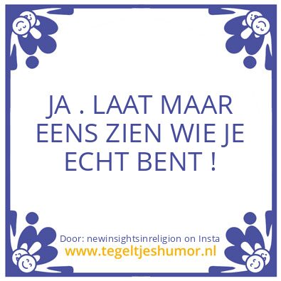Tegeltje: Voor dit ik  het vergeet
