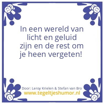 Tegeltje: EXILE LICHT & GELUID