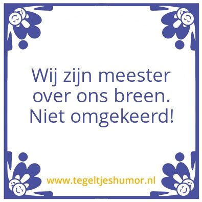 Tegeltje: Corona wijsheid