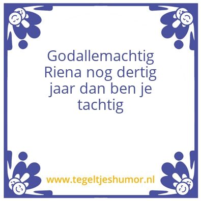 Tegeltje: Rieana