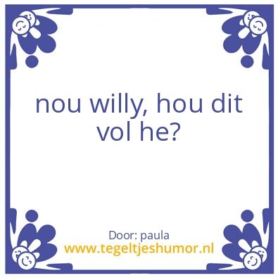 Tegeltje: paul zevertegel