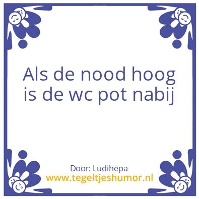 Tegeltje: spreuk