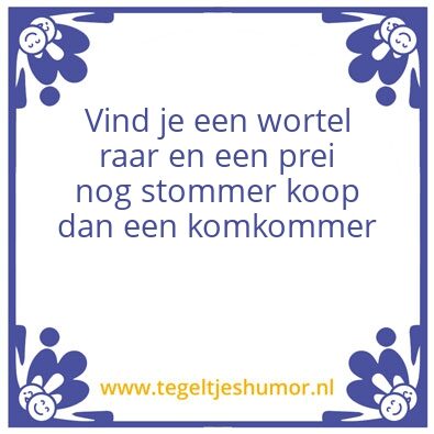 Tegeltje: komkommer