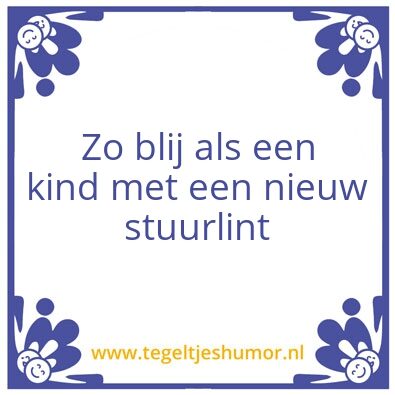 Tegeltje: Lintje