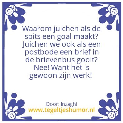 Tegeltje: Spits
