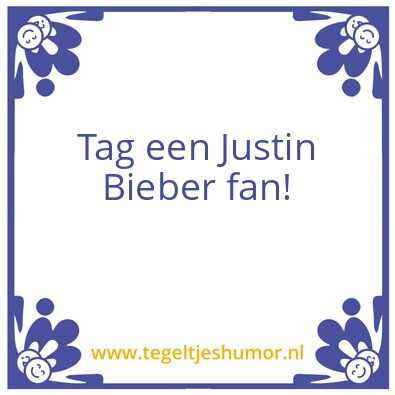 Tegeltje: JB