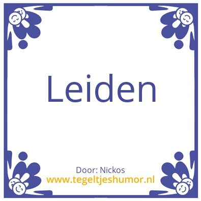 Tegeltje: Stratenmaker