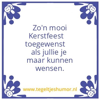 Tegeltje: kerst